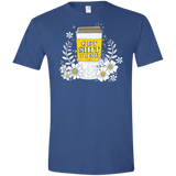 T-Shirts Heather Royal / X-Small Drink Coffee, Get Shit Done Men's Semi-Fitted Softstyle