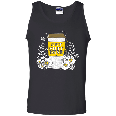 T-Shirts Black / S Drink Coffee, Get Shit Done Men's Tank Top