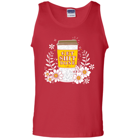 T-Shirts Red / S Drink Coffee, Get Shit Done Men's Tank Top