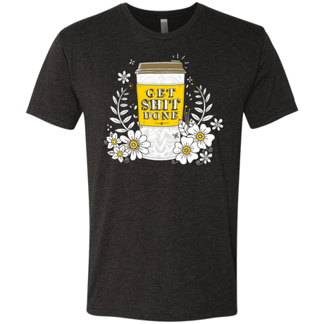 T-Shirts Vintage Black / S Drink Coffee, Get Shit Done Men's Triblend T-Shirt