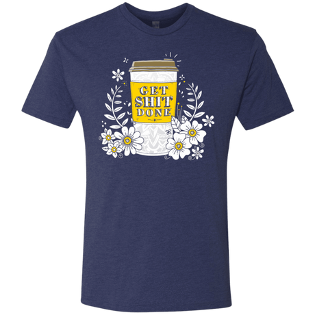 T-Shirts Vintage Navy / S Drink Coffee, Get Shit Done Men's Triblend T-Shirt