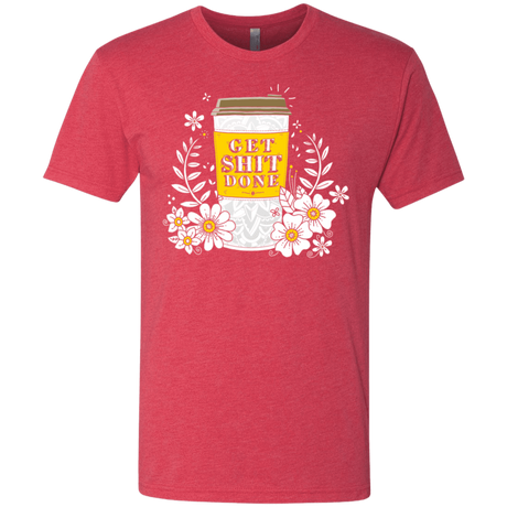 T-Shirts Vintage Red / S Drink Coffee, Get Shit Done Men's Triblend T-Shirt