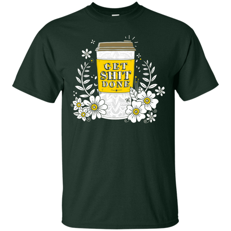 T-Shirts Forest / S Drink Coffee, Get Shit Done T-Shirt