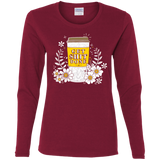 T-Shirts Cardinal / S Drink Coffee, Get Shit Done Women's Long Sleeve T-Shirt