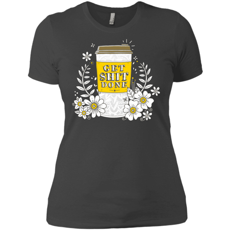 T-Shirts Heavy Metal / X-Small Drink Coffee, Get Shit Done Women's Premium T-Shirt