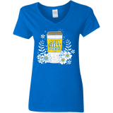 T-Shirts Royal / S Drink Coffee, Get Shit Done Women's V-Neck T-Shirt