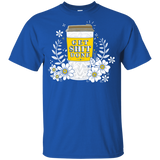 T-Shirts Royal / YXS Drink Coffee, Get Shit Done Youth T-Shirt