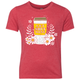 T-Shirts Vintage Red / YXS Drink Coffee, Get Shit Done Youth Triblend T-Shirt