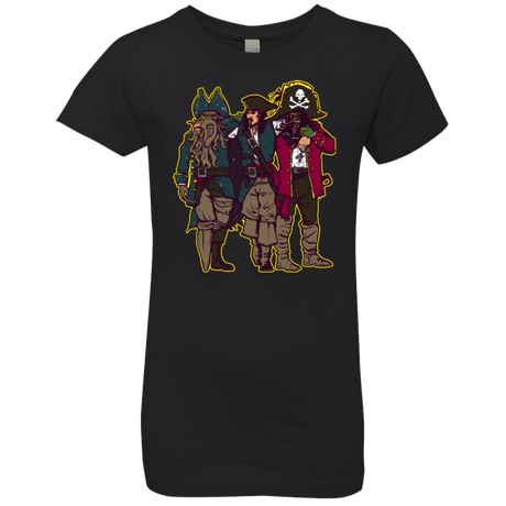 T-Shirts Black / YXS Drink Up Me Hearties Girls Premium T-Shirt