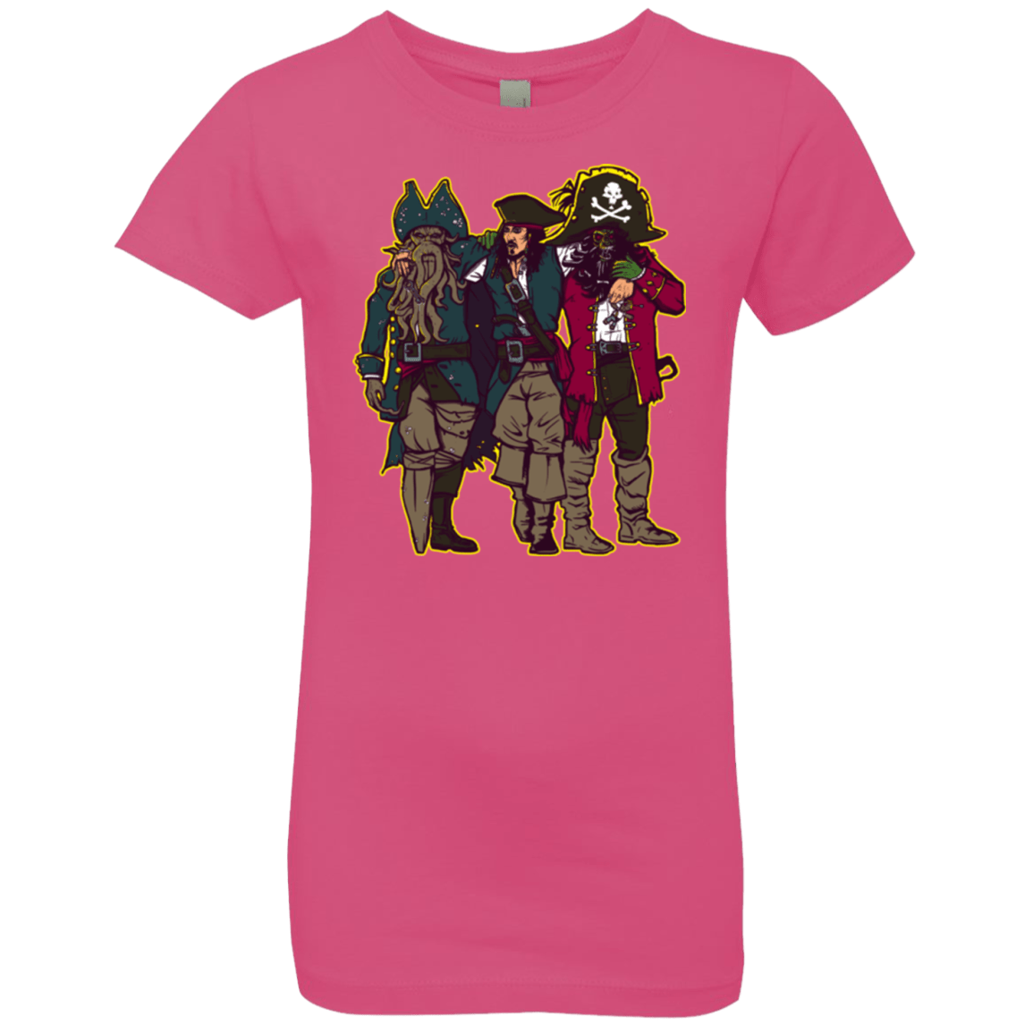 T-Shirts Hot Pink / YXS Drink Up Me Hearties Girls Premium T-Shirt