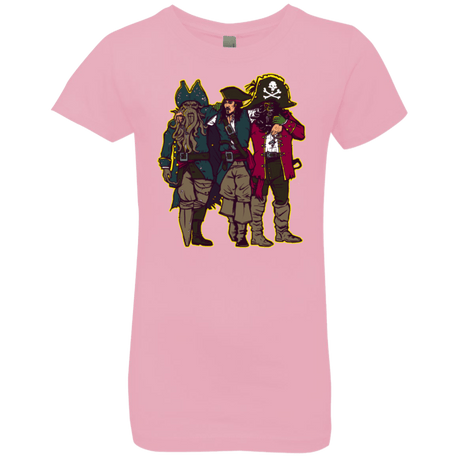 T-Shirts Light Pink / YXS Drink Up Me Hearties Girls Premium T-Shirt