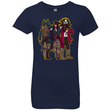 T-Shirts Midnight Navy / YXS Drink Up Me Hearties Girls Premium T-Shirt