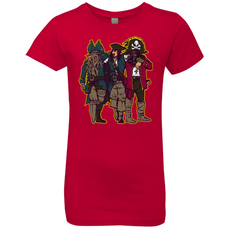 T-Shirts Red / YXS Drink Up Me Hearties Girls Premium T-Shirt