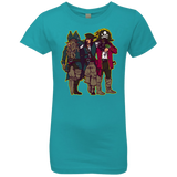 T-Shirts Tahiti Blue / YXS Drink Up Me Hearties Girls Premium T-Shirt