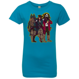 T-Shirts Turquoise / YXS Drink Up Me Hearties Girls Premium T-Shirt