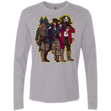 T-Shirts Heather Grey / Small Drink Up Me Hearties Men's Premium Long Sleeve