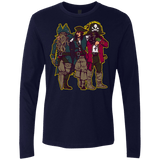 T-Shirts Midnight Navy / Small Drink Up Me Hearties Men's Premium Long Sleeve