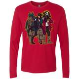 T-Shirts Red / Small Drink Up Me Hearties Men's Premium Long Sleeve