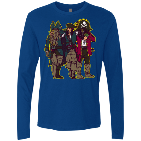 T-Shirts Royal / Small Drink Up Me Hearties Men's Premium Long Sleeve