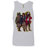 T-Shirts Heather Grey / Small Drink Up Me Hearties Men's Premium Tank Top