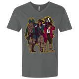 T-Shirts Heavy Metal / X-Small Drink Up Me Hearties Men's Premium V-Neck