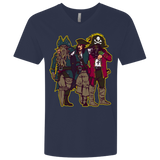 T-Shirts Midnight Navy / X-Small Drink Up Me Hearties Men's Premium V-Neck