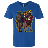 T-Shirts Royal / X-Small Drink Up Me Hearties Men's Premium V-Neck