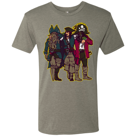 T-Shirts Venetian Grey / Small Drink Up Me Hearties Men's Triblend T-Shirt