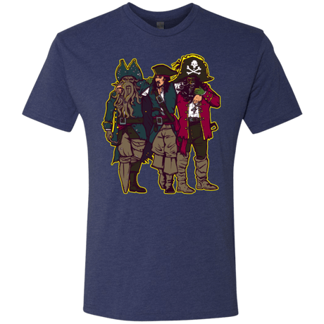 T-Shirts Vintage Navy / Small Drink Up Me Hearties Men's Triblend T-Shirt