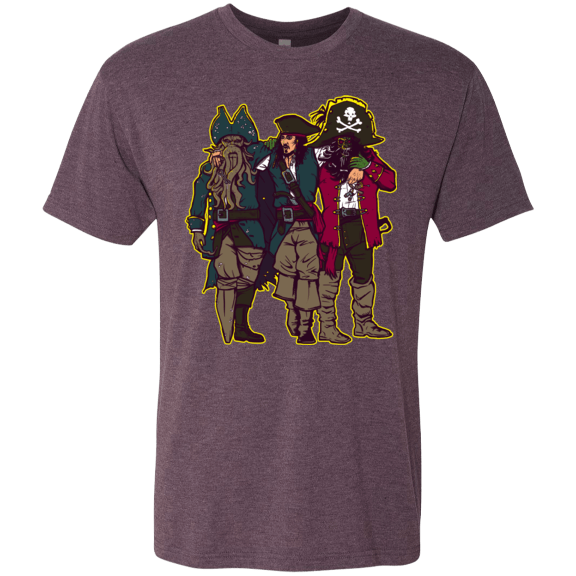 T-Shirts Vintage Purple / Small Drink Up Me Hearties Men's Triblend T-Shirt