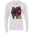 T-Shirts Heather White / X-Small Drink Up Me Hearties Triblend Long Sleeve Hoodie Tee