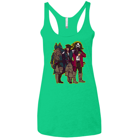 T-Shirts Envy / X-Small Drink Up Me Hearties Women's Triblend Racerback Tank