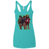 T-Shirts Tahiti Blue / X-Small Drink Up Me Hearties Women's Triblend Racerback Tank