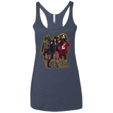 T-Shirts Vintage Navy / X-Small Drink Up Me Hearties Women's Triblend Racerback Tank