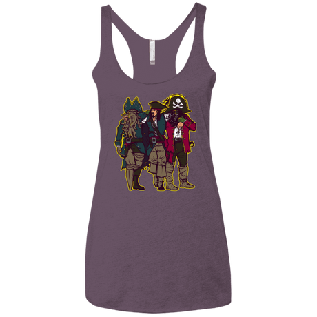 T-Shirts Vintage Purple / X-Small Drink Up Me Hearties Women's Triblend Racerback Tank
