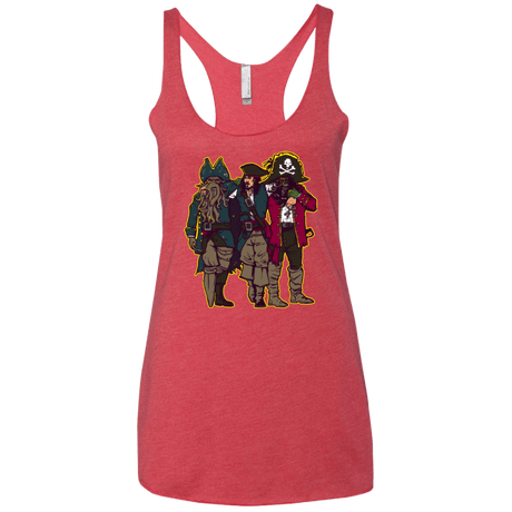 T-Shirts Vintage Red / X-Small Drink Up Me Hearties Women's Triblend Racerback Tank