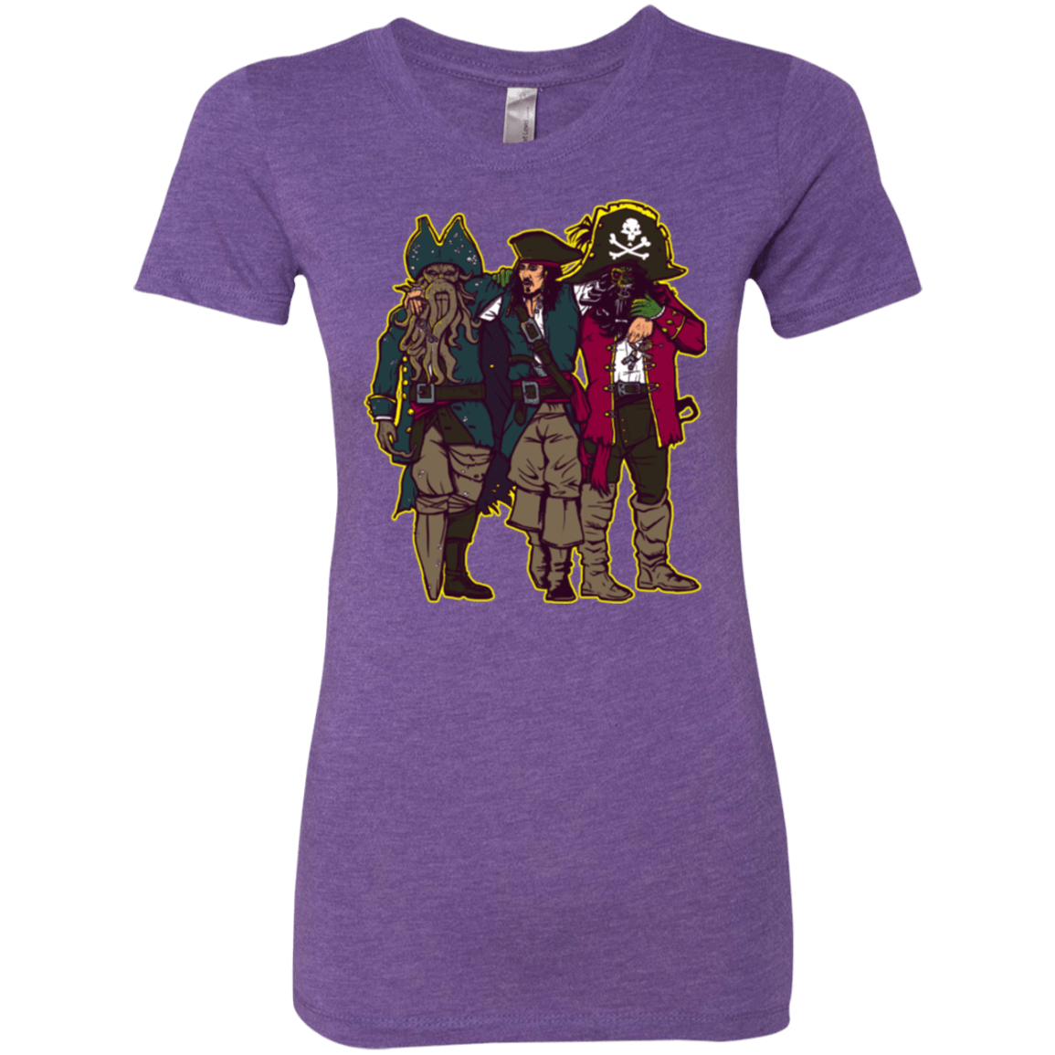 T-Shirts Purple Rush / Small Drink Up Me Hearties Women's Triblend T-Shirt