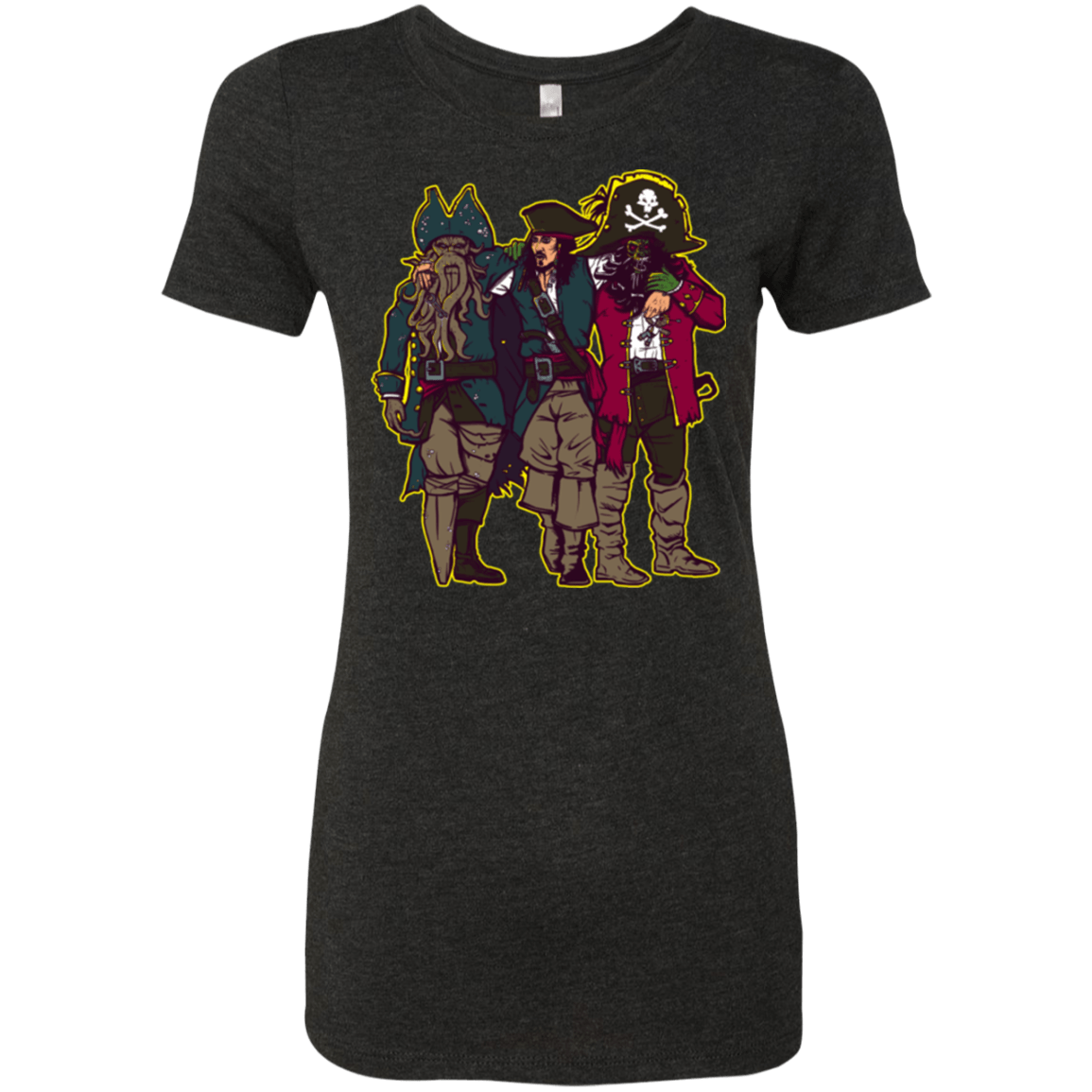 T-Shirts Vintage Black / Small Drink Up Me Hearties Women's Triblend T-Shirt