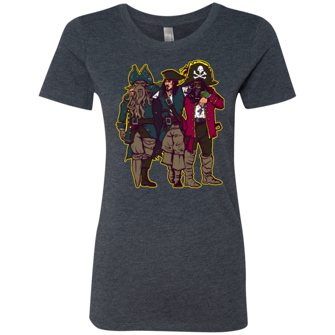 T-Shirts Vintage Navy / Small Drink Up Me Hearties Women's Triblend T-Shirt