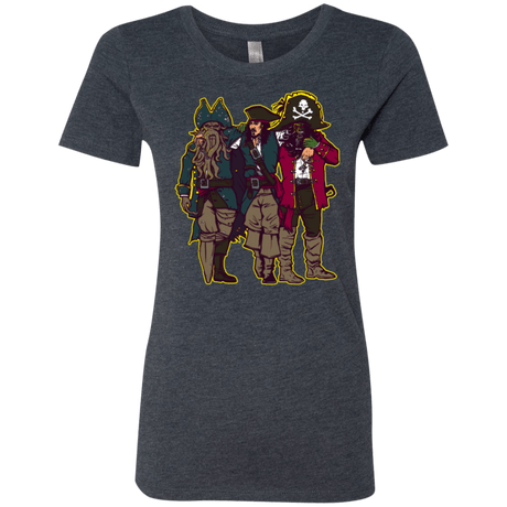 T-Shirts Vintage Navy / Small Drink Up Me Hearties Women's Triblend T-Shirt