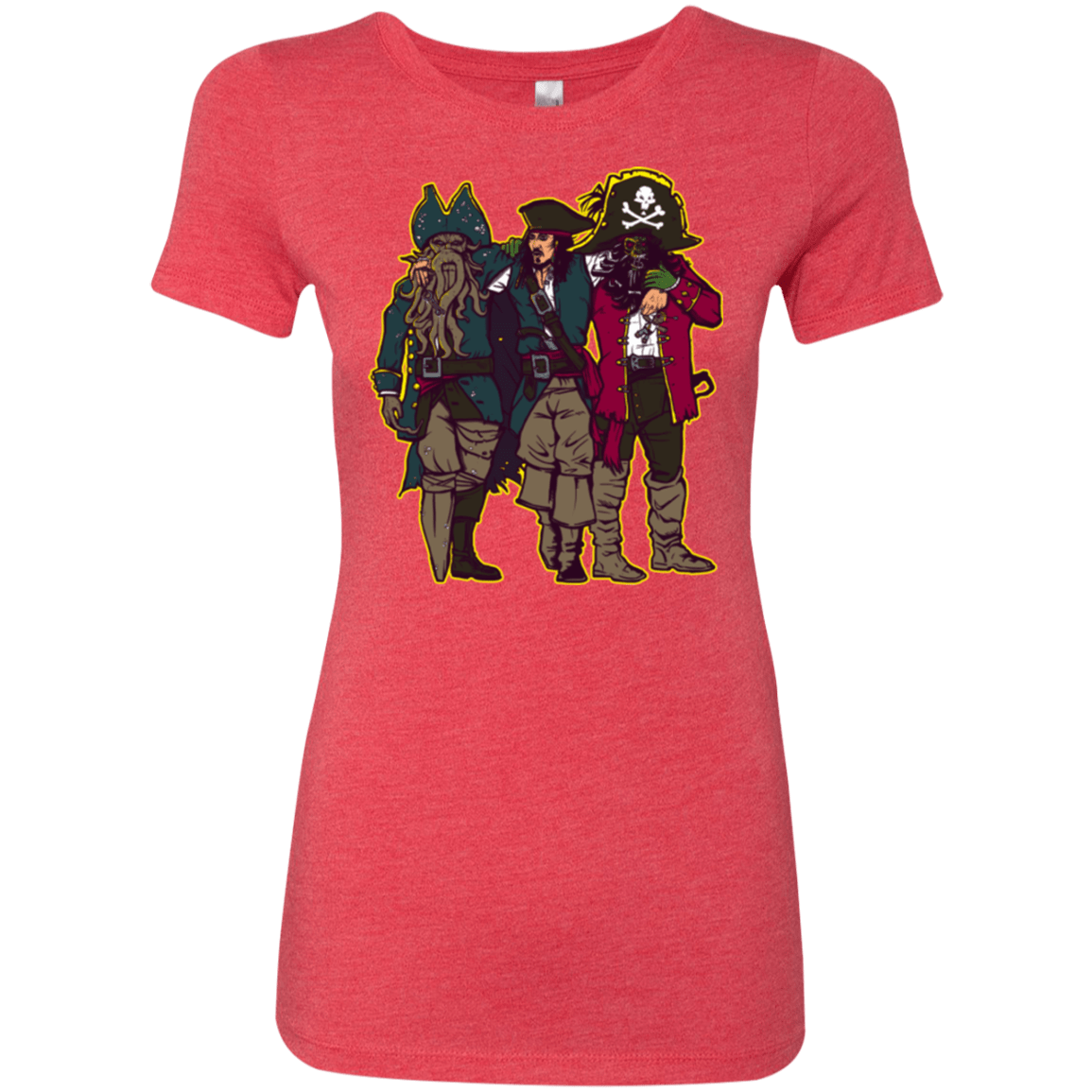 T-Shirts Vintage Red / Small Drink Up Me Hearties Women's Triblend T-Shirt