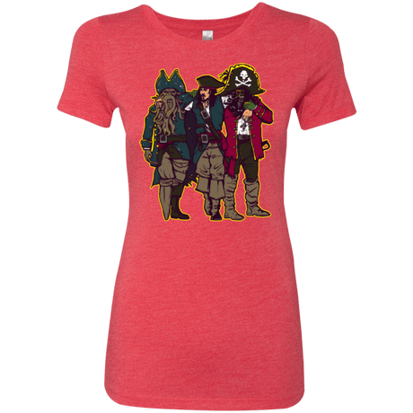 T-Shirts Vintage Red / Small Drink Up Me Hearties Women's Triblend T-Shirt