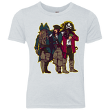 T-Shirts Heather White / YXS Drink Up Me Hearties Youth Triblend T-Shirt