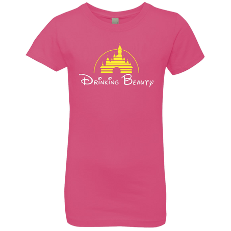 T-Shirts Hot Pink / YXS Drinking Beauty Girls Premium T-Shirt