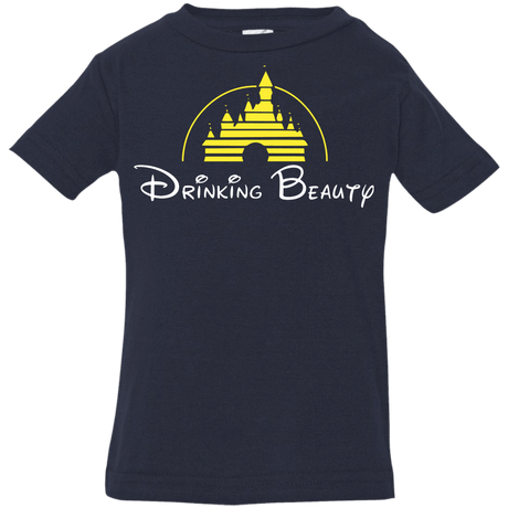 T-Shirts Navy / 6 Months Drinking Beauty Infant Premium T-Shirt