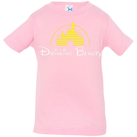 T-Shirts Pink / 6 Months Drinking Beauty Infant Premium T-Shirt