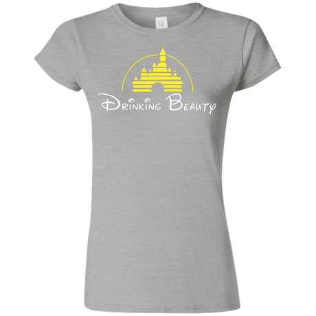 T-Shirts Sport Grey / S Drinking Beauty Junior Slimmer-Fit T-Shirt