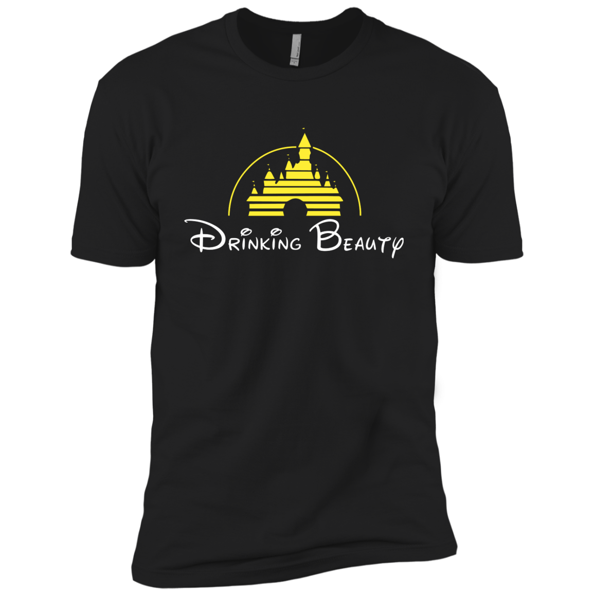 T-Shirts Black / X-Small Drinking Beauty Men's Premium T-Shirt