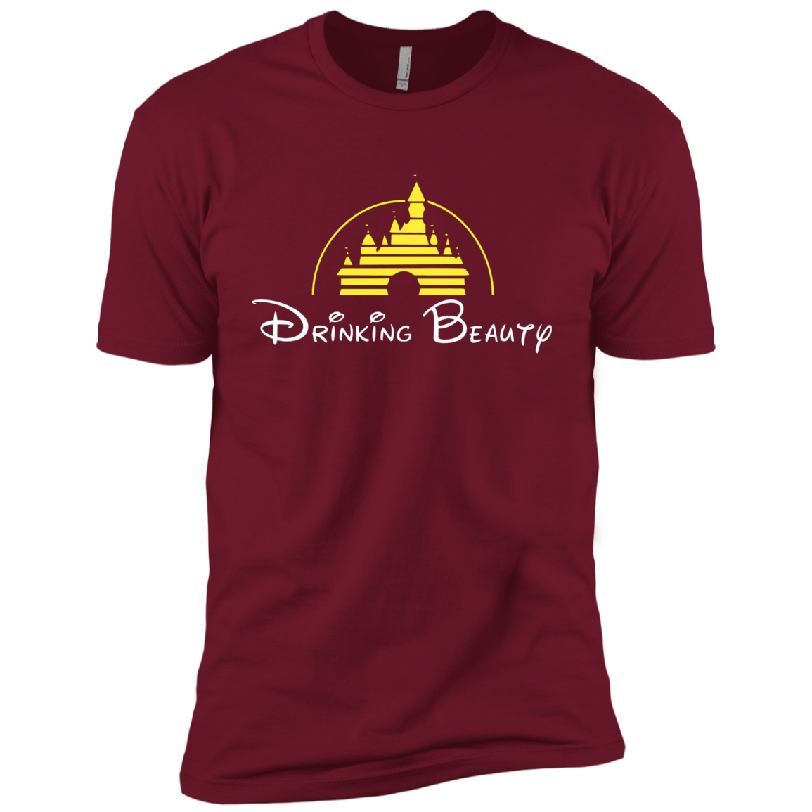 T-Shirts Cardinal / X-Small Drinking Beauty Men's Premium T-Shirt