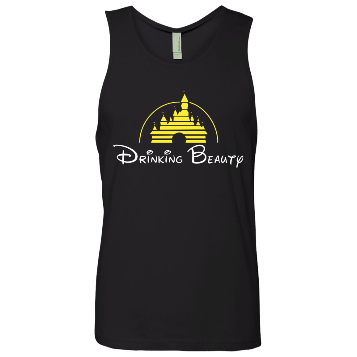 T-Shirts Black / S Drinking Beauty Men's Premium Tank Top